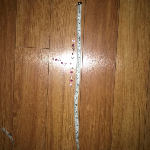 PINK ROSES and FLOWER necklace ❤️ - Picture 3 of 3